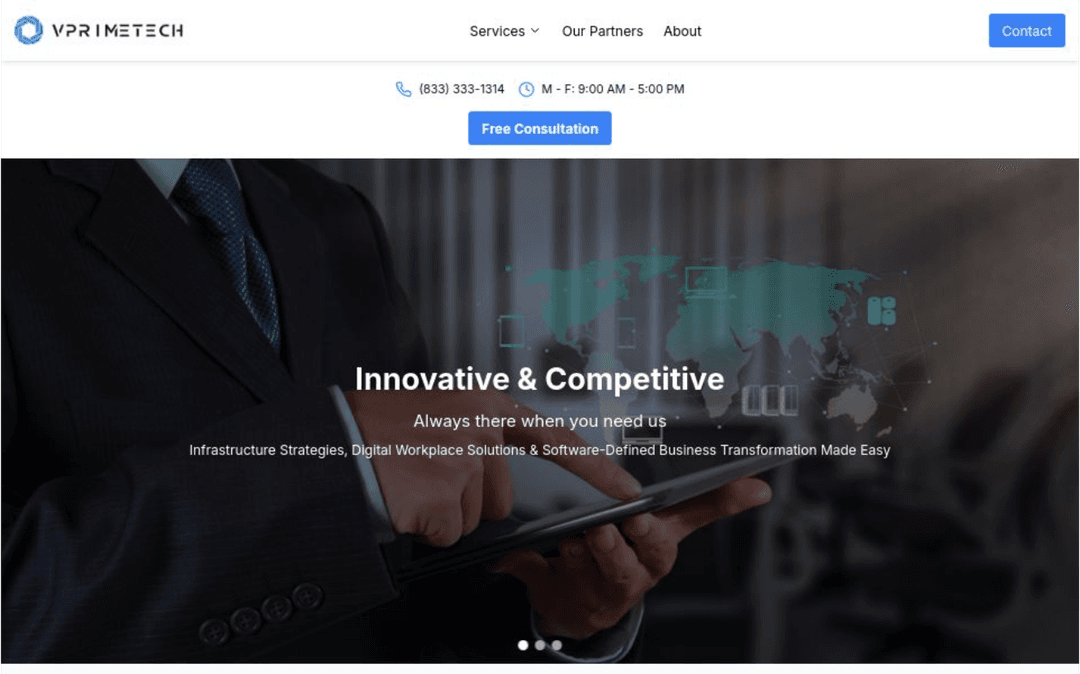 vprimetech Website